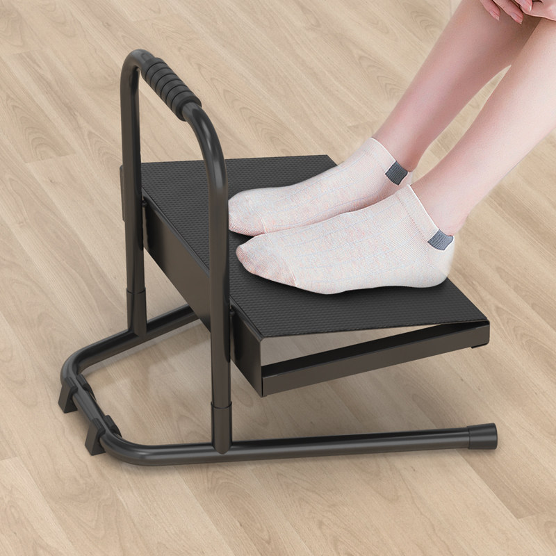 Footrest Under Desk - مسند قدم قابل لتعديل الارتفاع للبيانو،