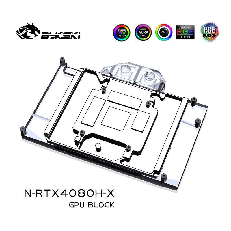 Nvidia Vga Rtx 4080 - بلوك تبريد مائي من Bykski لبطاقة
