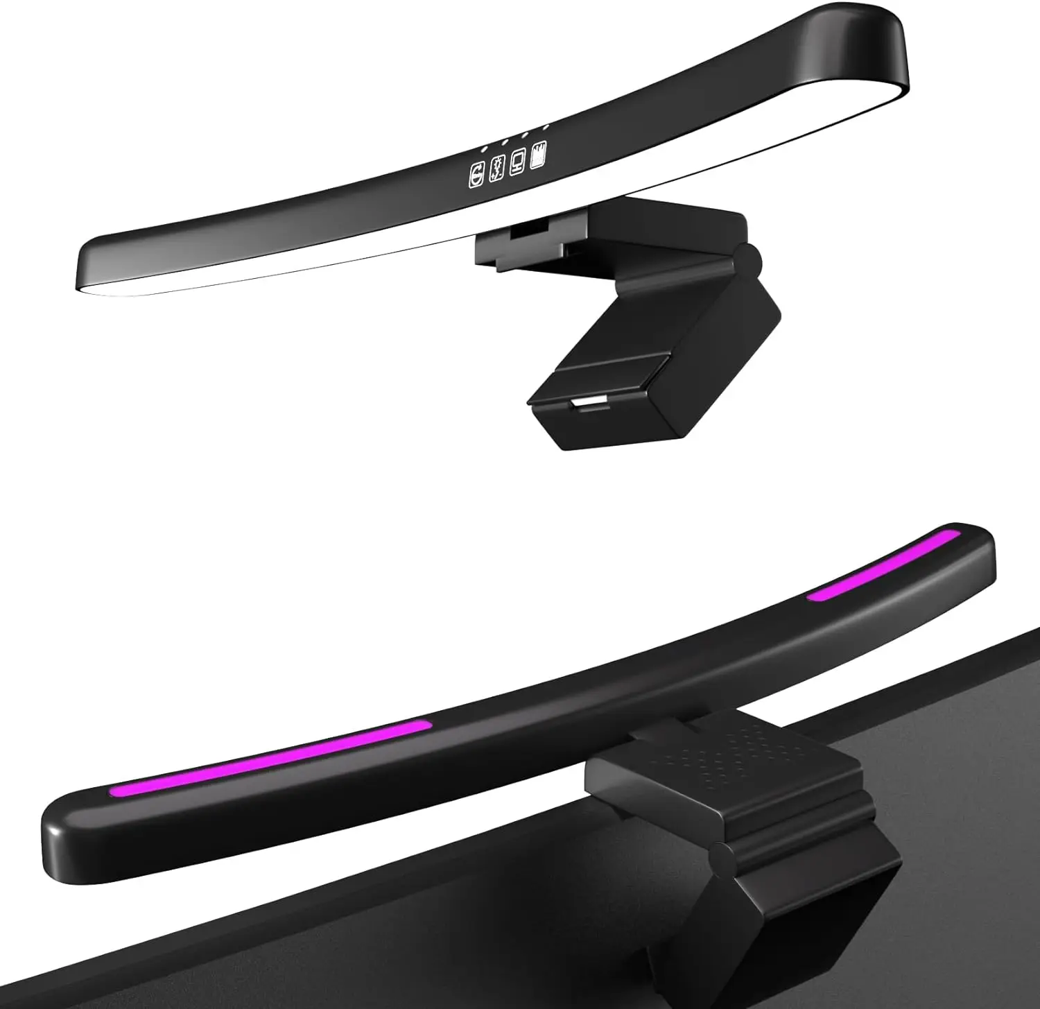 شريط إضاءة منحني مع مصباح شاشة - مراجعة Gaming Monitor Curved وسعره