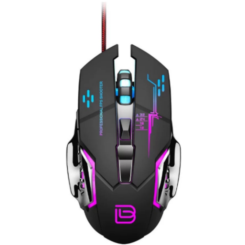ماوس ألعاب سلكي USB من BAJEAL  - مراجعة Esports Gaming Free Fire وسعره