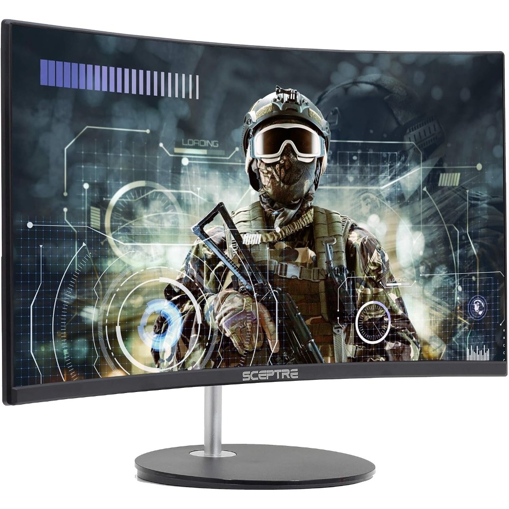 شاشة ألعاب منحنية 24 بوصة بدقة - مراجعة Gaming Monitor Curved وسعره