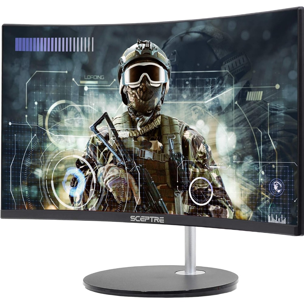 شاشة ألعاب منحنية 24 بوصة بدقة - مراجعة Gaming Monitor Curved وسعره