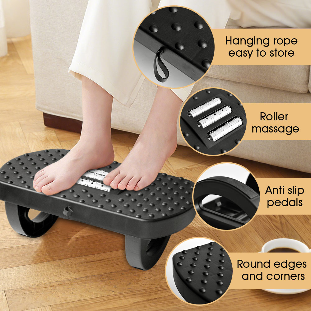 مسند قدم محمول للمكتب المنزلي  - مراجعة Footrest Under Desk وسعره