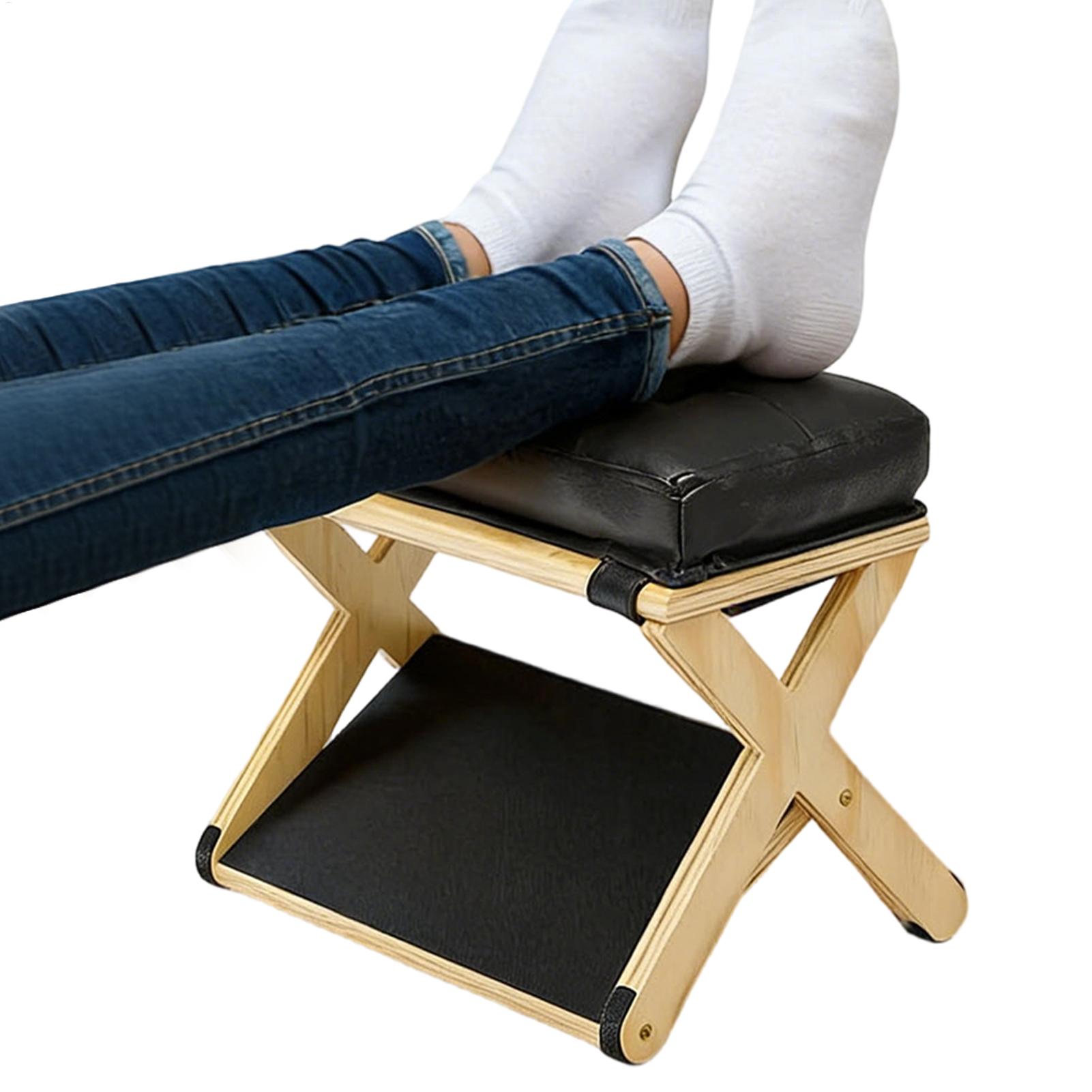 مسند قدم خشبي مزدوج الطبقات غي - مراجعة Footrest Under Desk وسعره